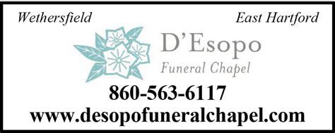 D'esopo funeral home obituaries. Things To Know About D'esopo funeral home obituaries. 